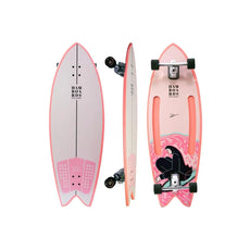 Hamboards Pescadito 43" Swallow Tail Surfskate Longboard - Longboards USA