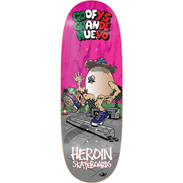 Heroin Alvarez Goofy's Grande Egg 10.7" Skateboard Deck - Longboards USA
