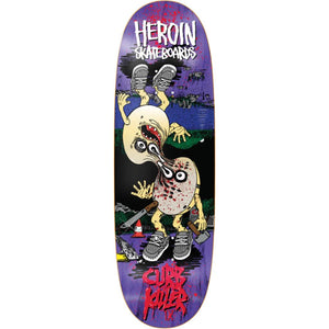 Heroin Curb Killer 9" Merged 10X" Skateboard Deck - Longboards USA