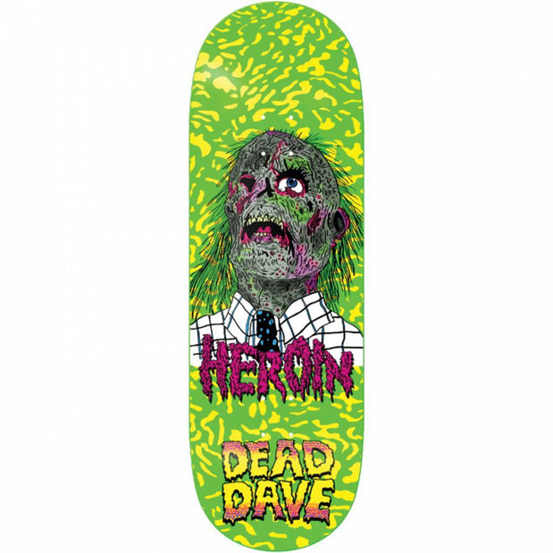 Heroin Dead Dave Dead Head 10.12" Skateboard Deck - Longboards USA