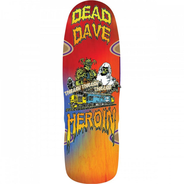 Heroin Dead Dave Ghost Train 10" Skateboard Deck - Longboards USA