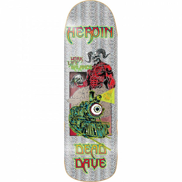 Heroin Dead Dave Hellscape 10.1" Skateboard Deck - Longboards USA