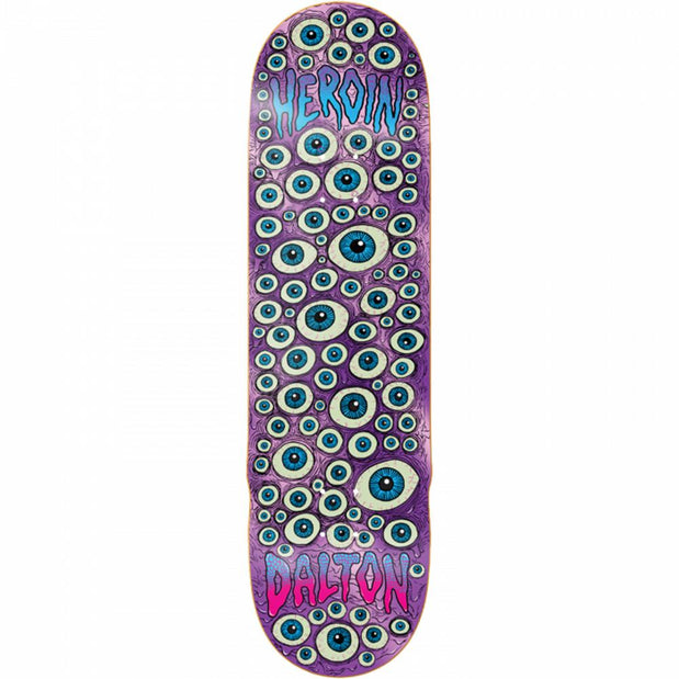 Heroin Dern Eyes 8.62" Skateboard Deck - Longboards USA