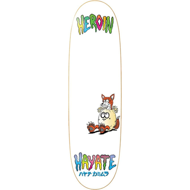 Heroin Hayate Fox Egg 8.75" Skateboard Deck - Longboards USA