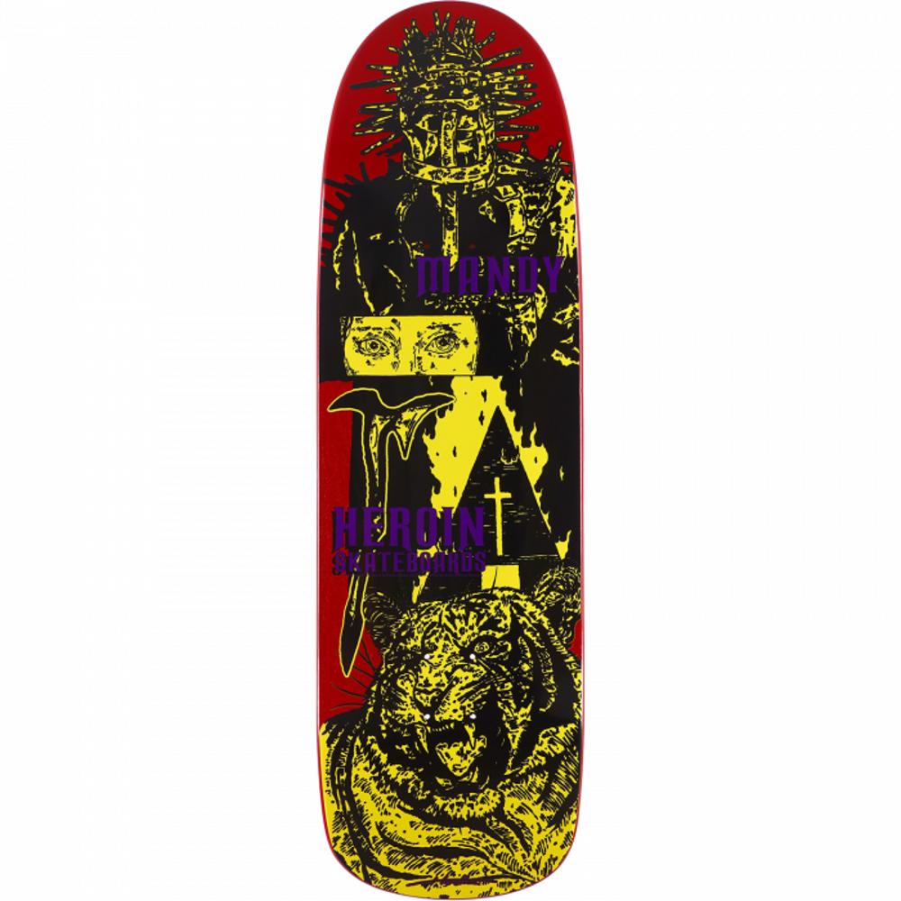 Heroin Mandy X Hirotton 9.4" Skateboard Deck - Longboards USA