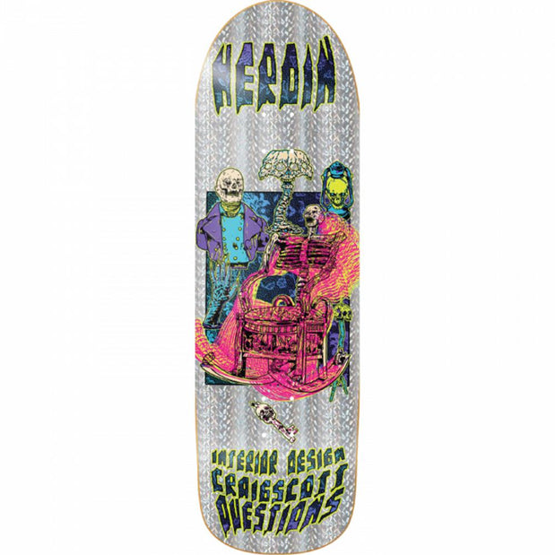 Heroin Questions Hellscape 10" Skateboard Deck - Longboards USA