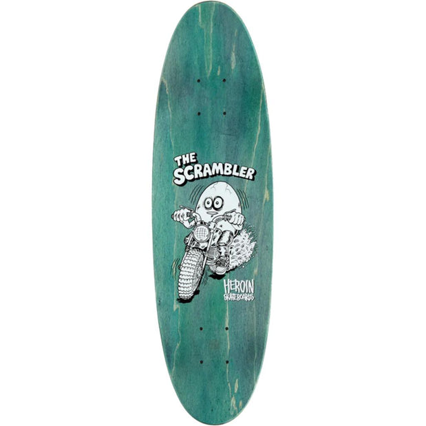 Heroin Scrambler Egg 7.8' Skateboard Deck - Longboards USA