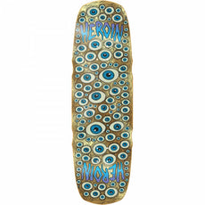 Heroin Seeing Double Mutated 9.5" Gold Skateboard Deck - Longboards USA