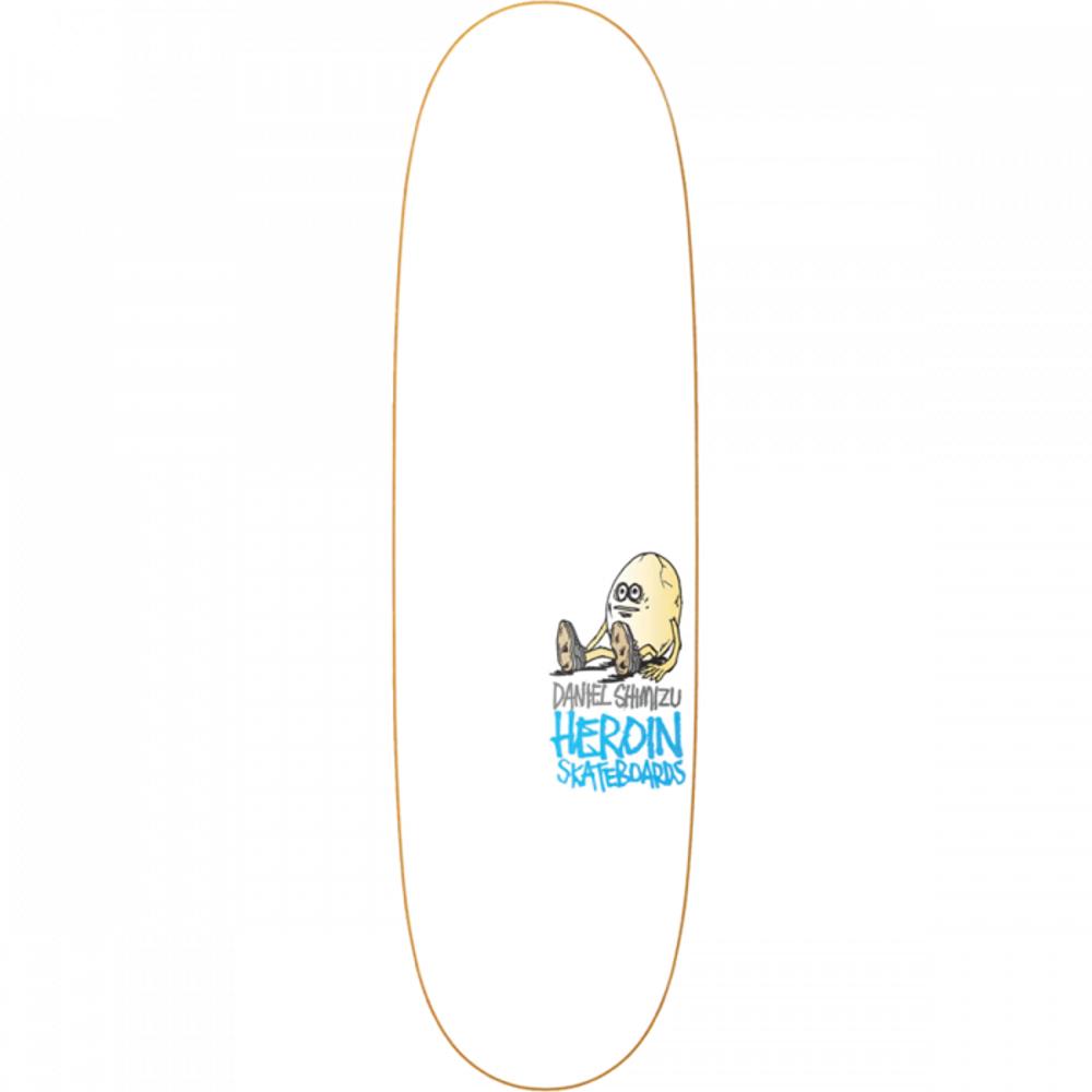 Heroin Shimizu The Egg 8.5" Skateboard Deck - Longboards USA