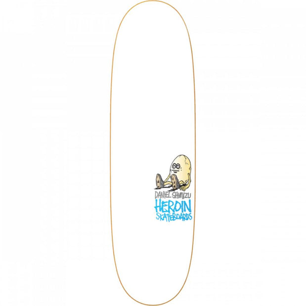 Heroin Shimizu The Egg 8.5" Skateboard Deck - Longboards USA