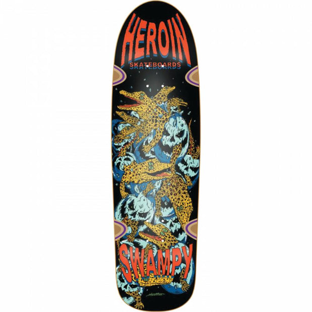 Heroin Swampy Gators 9.12" Skateboard Deck - Longboards USA