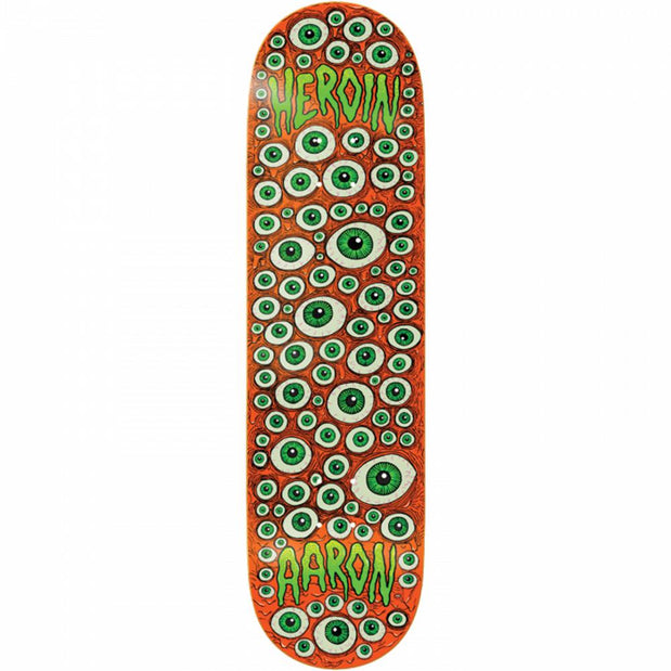 Heroin Wilson Eyes 8.75" Skateboard Deck - Longboards USA
