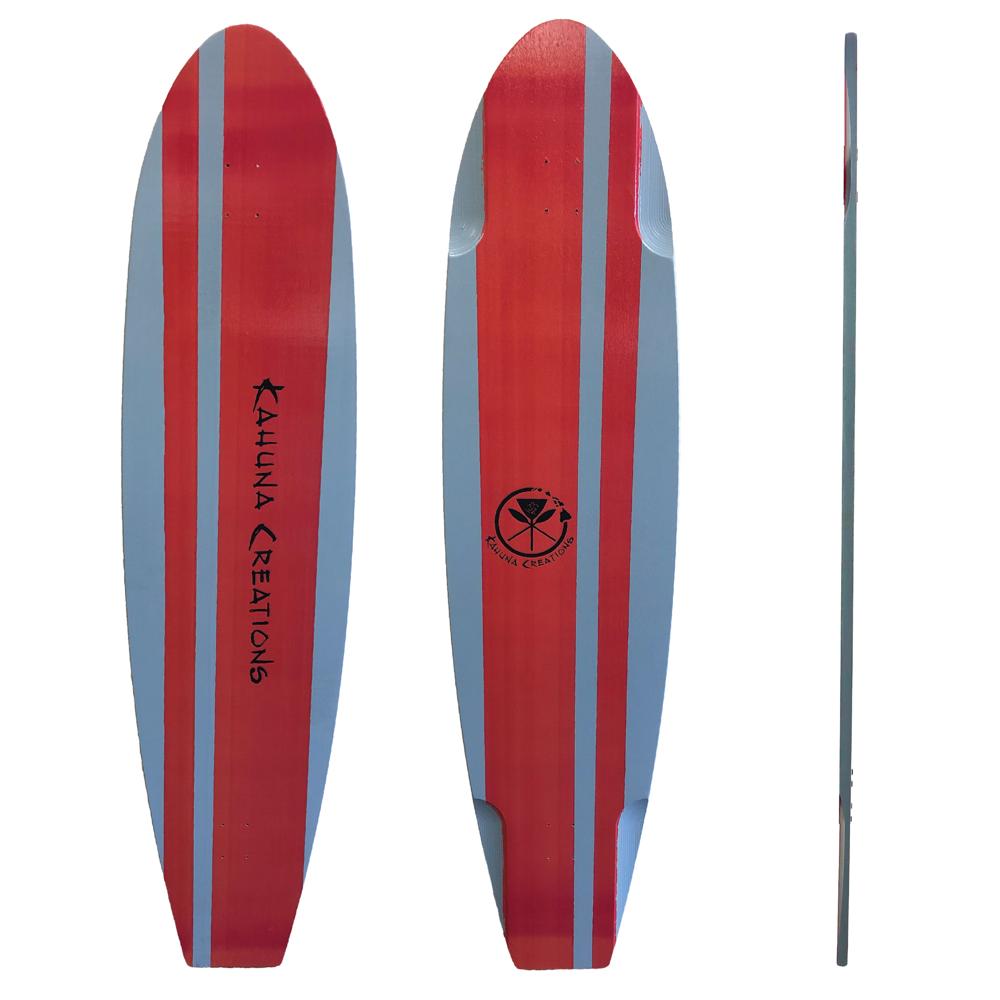 Kahuna Bombora Coral 59" Longboard Deck - Longboards USA