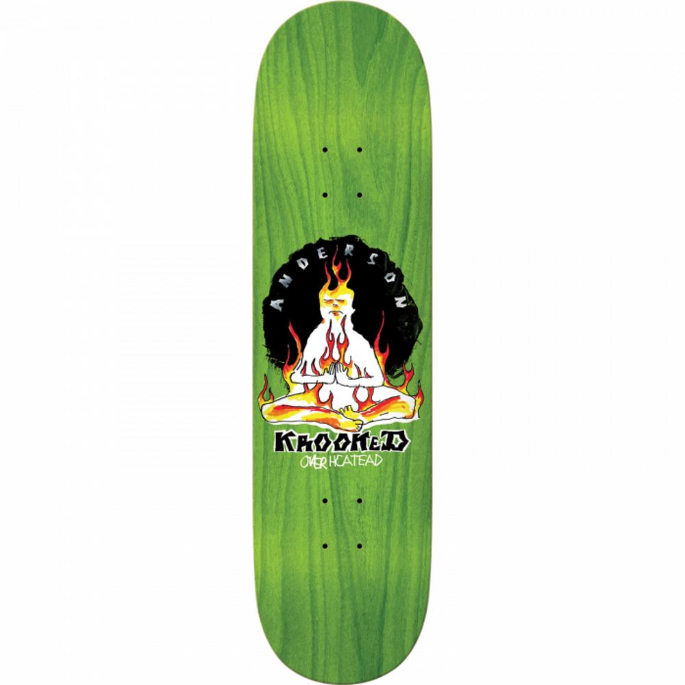 Krooked Anderson Overheated 8.38" Skateboard Deck - Longboards USA