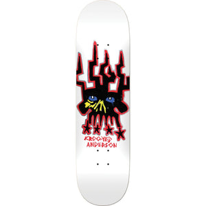Krooked Anderson Skull King 8.38" Skateboard Deck - Longboards USA