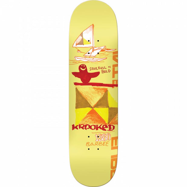 Krooked Barbee Soulful 8.5" Skateboard Deck - Longboards USA