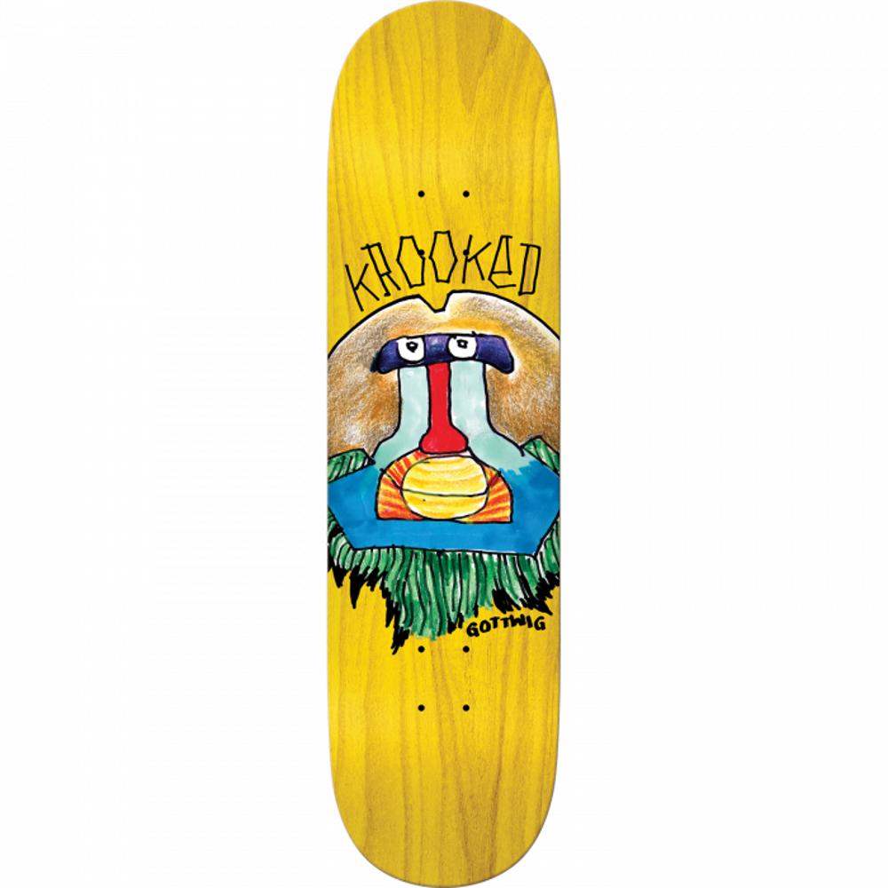 Krooked Gottwig Primate 8.12" Skateboard Deck - Longboards USA