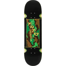 Krooked Kamo 8.25" Black Skateboard Deck - Longboards USA
