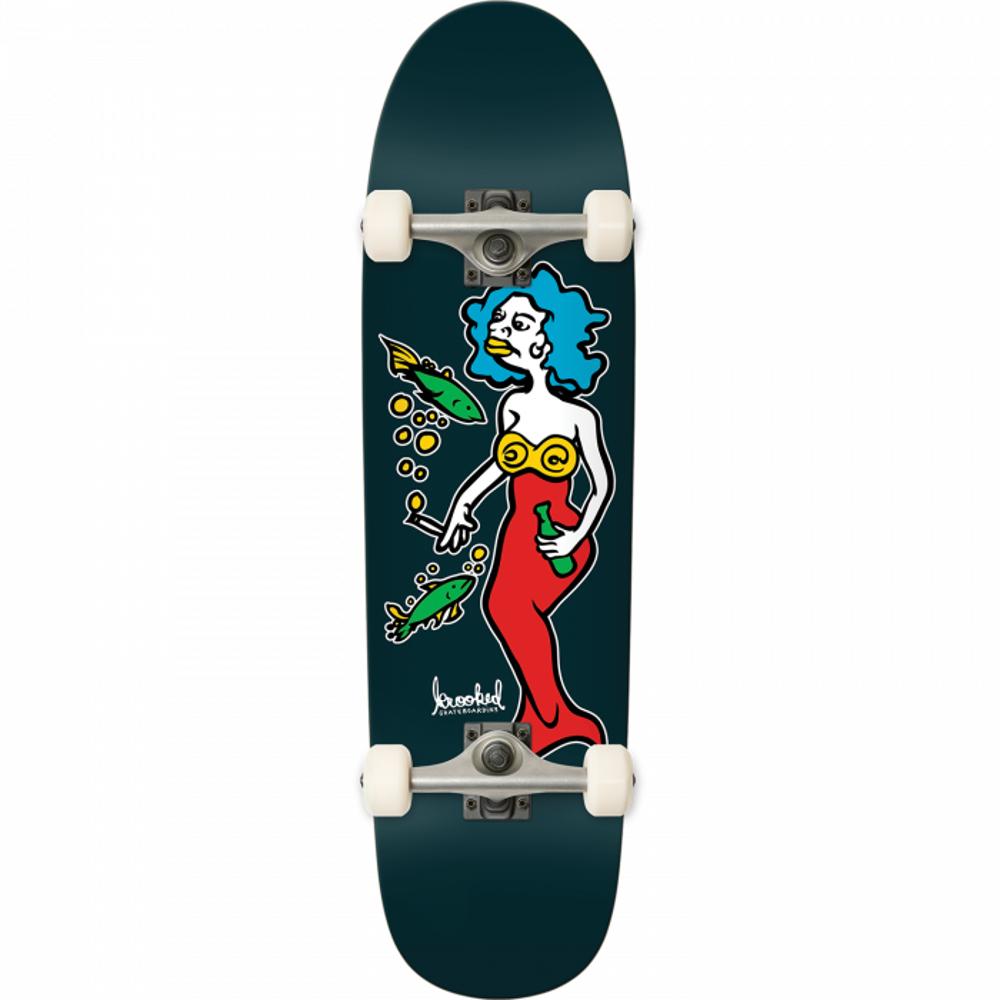 Krooked Mermaid Shaped 8.88" Skateboard - Longboards USA