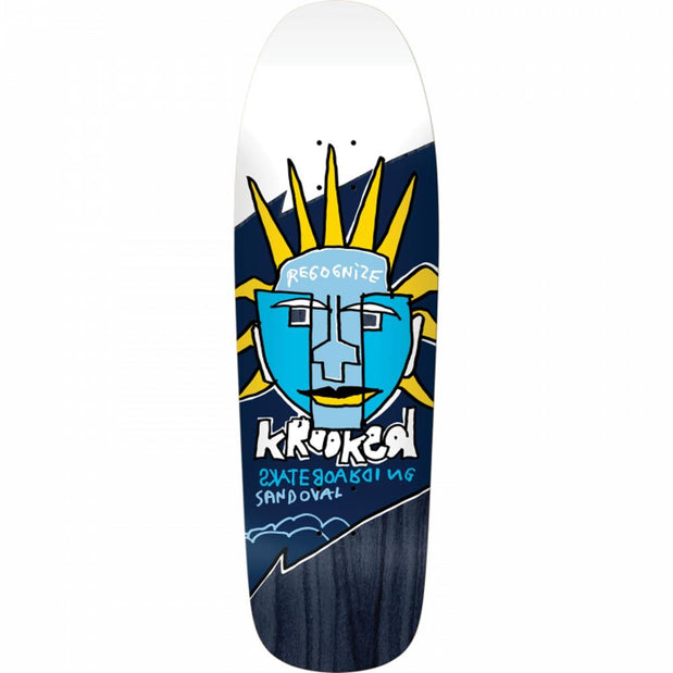 Krooked Sandoval Recognize 9.81" Skateboard Deck - Longboards USA