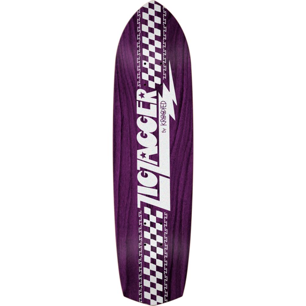 Krooked Zig Zagger Stain  32.38" Cruiser Deck - Longboards USA