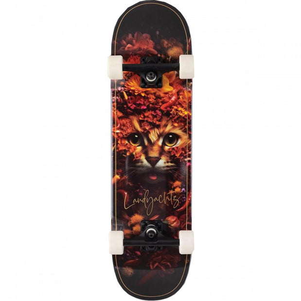 Landyachtz ATV Classic Flower Cat 8.5" Skateboard - Longboards USA