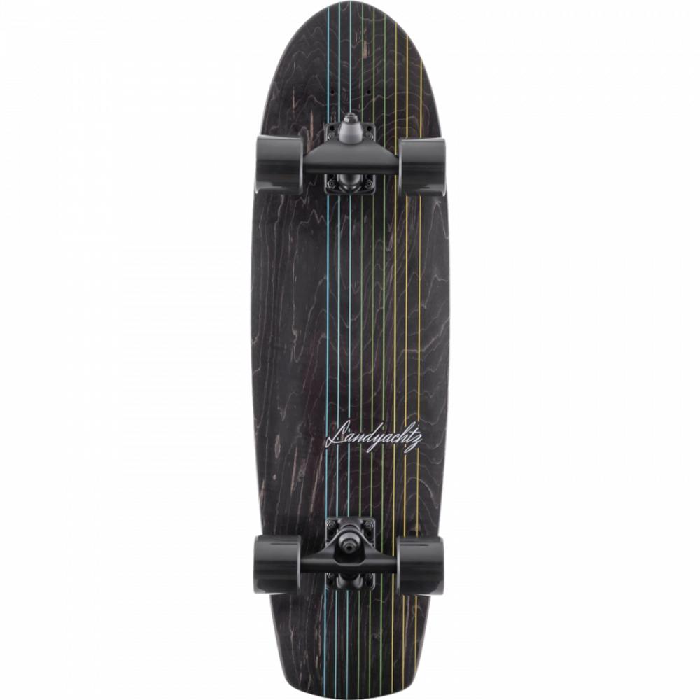 Landyachtz Butter Black Lines 31.2" Surfskate Longboard - Longboards USA