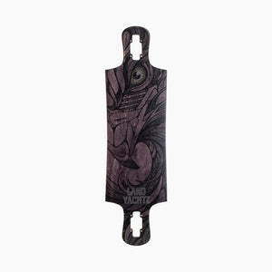 Landyachtz Drop Hammer Black Eagle 35" Drop Though Longboard Deck - Longboards USA