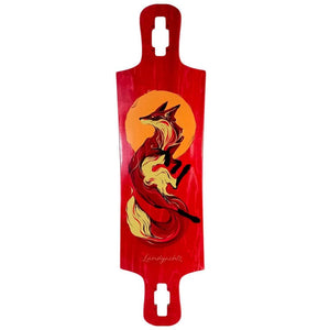 Landyachtz Drop Hammer Sun Fox 36" Drop Through Longboard Deck - Longboards USA