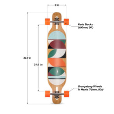 Loaded Boards Dervish Sama 42" Bamboo Longboard (Flex 2) - Longboards USA