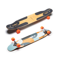 Loaded Boards Mata Hari Bamboo Longboard Skateboard Complete (Orangatang Fat Free 80a Wheels, Paris 180mm 50 Trucks) - Longboards USA