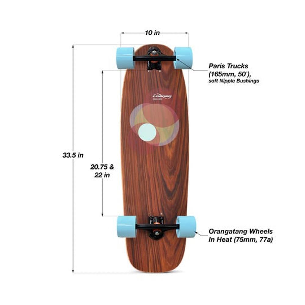 Loaded Boards Omakase Roe 33" Cruiser Longboard Longboards USA