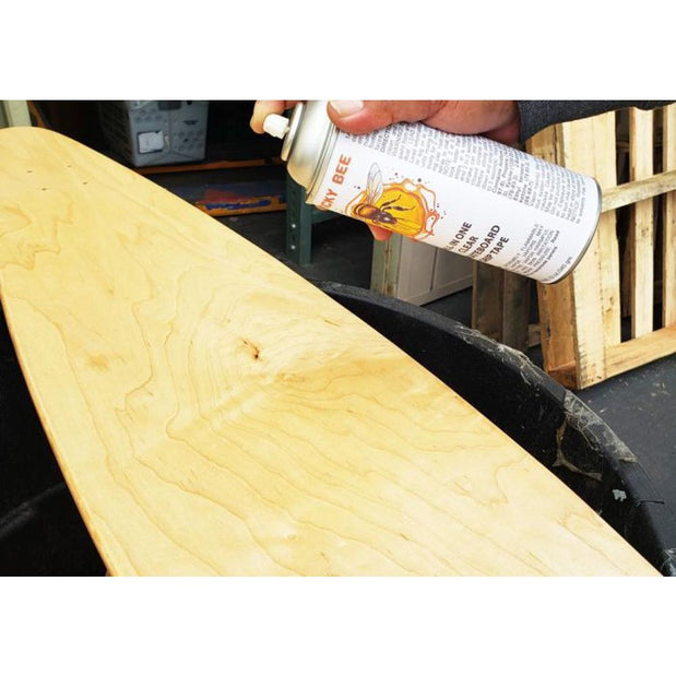 Longboard Skateboard Sticky Bee Clear Spray on Griptape - Longboards USA