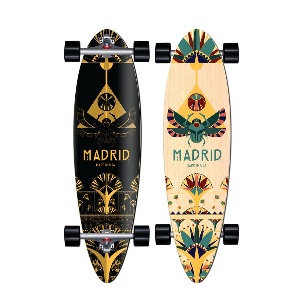 Madrid Blunt Scarab 36" Pintail Longboard - Longboards USA