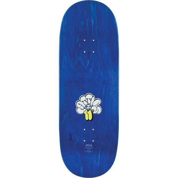 Opera Fatties Torn Spike Purple/Pink 11" Skateboard Deck - Longboards USA