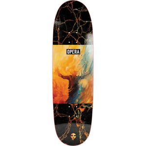 Opera Smear Yellow/Orange 9.0" Skateboard Deck - Longboards USA