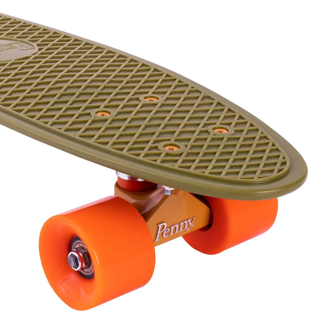 Original Penny Burnt Olive 22" Skateboard - Longboards USA
