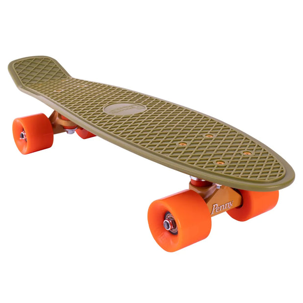 Original Penny Burnt Olive 22" Skateboard - Longboards USA