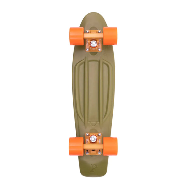 Original Penny Burnt Olive 22" Skateboard - Longboards USA