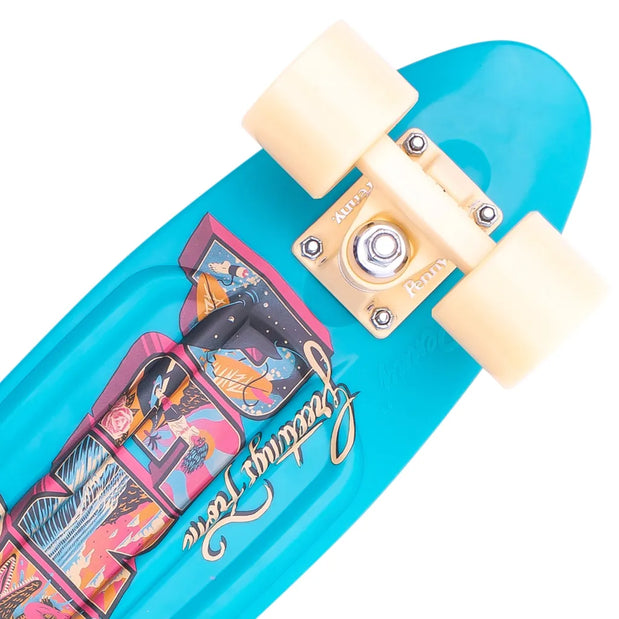 Original Penny Postcard Coastal Blue 22" Skateboard - Longboards USA