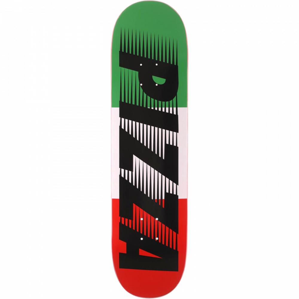 Pizza Speedy 8.25" Green/White/Red Skateboard Deck - Longboards USA