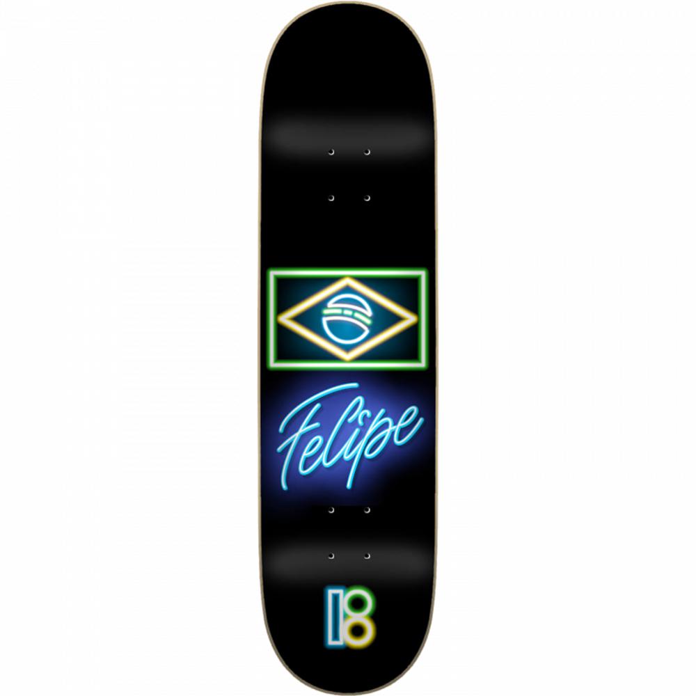 Plan B Felipe Neon 7.75" Skateboard Deck - Longboards USA