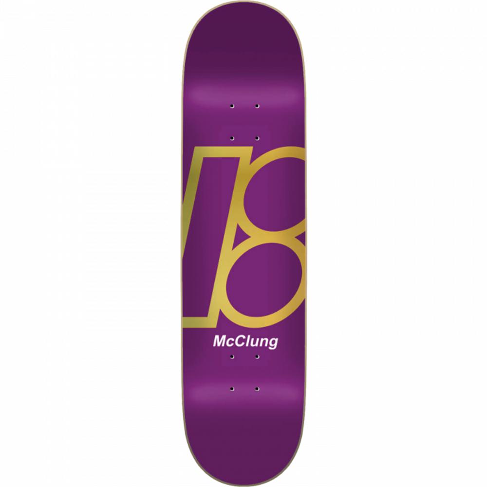 Plan B Mcclung Team Foil 8.25" Skateboard Deck - Longboards USA