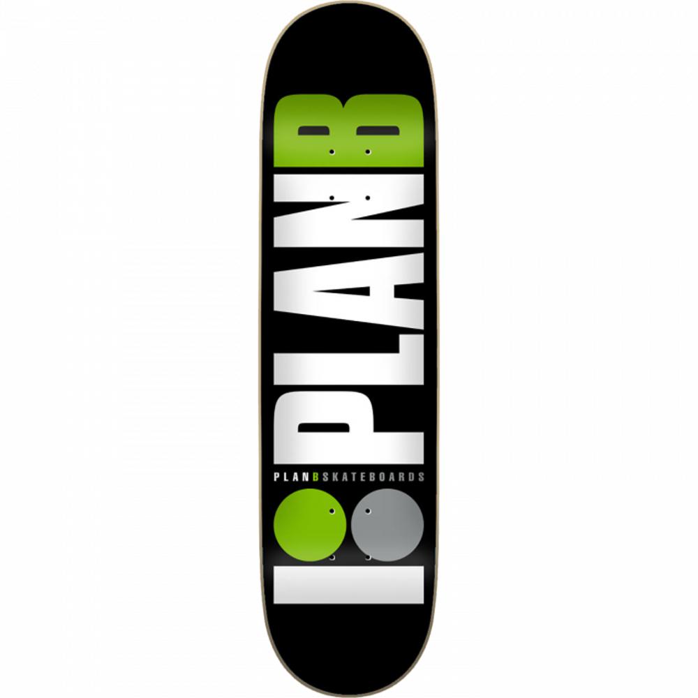 Plan B Team Green 8.0" Skateboard Deck - Longboards USA