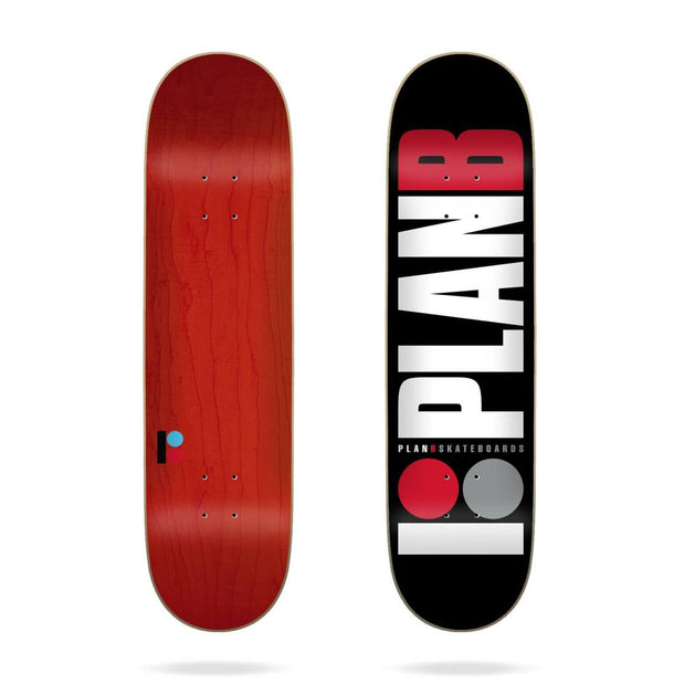 Plan B Team Red 7.75" Skateboard Deck - Longboards USA