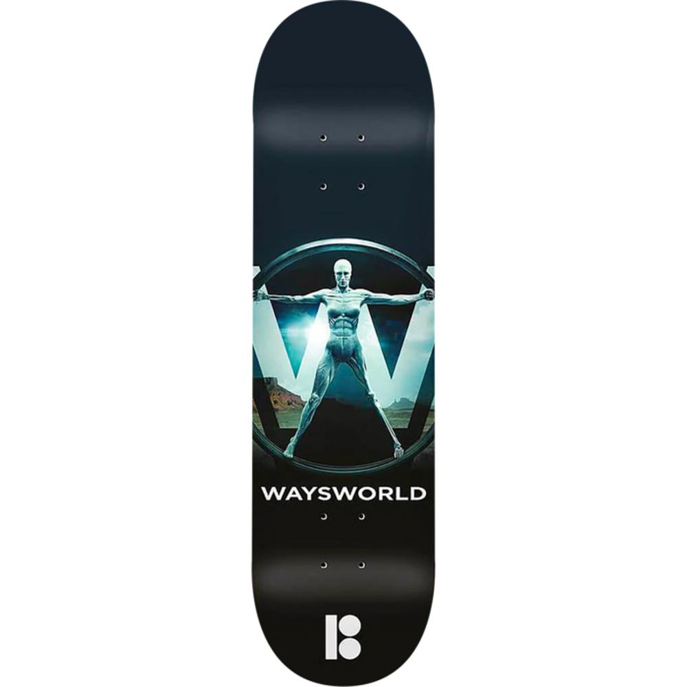 Plan B Way Waysworld 8.25" Skateboard Deck - Longboards USA