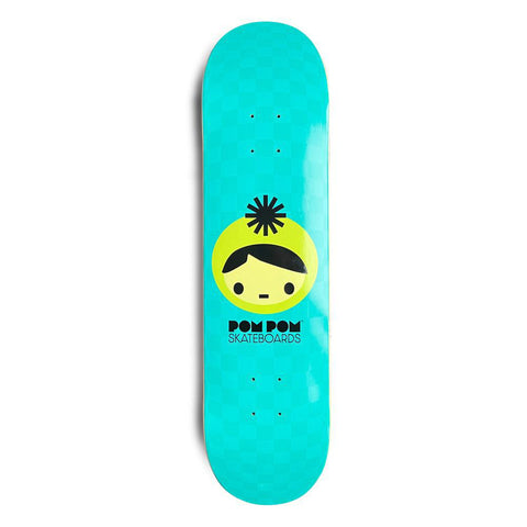 Pompom Checkers Skateboard Deck - Longboards USA