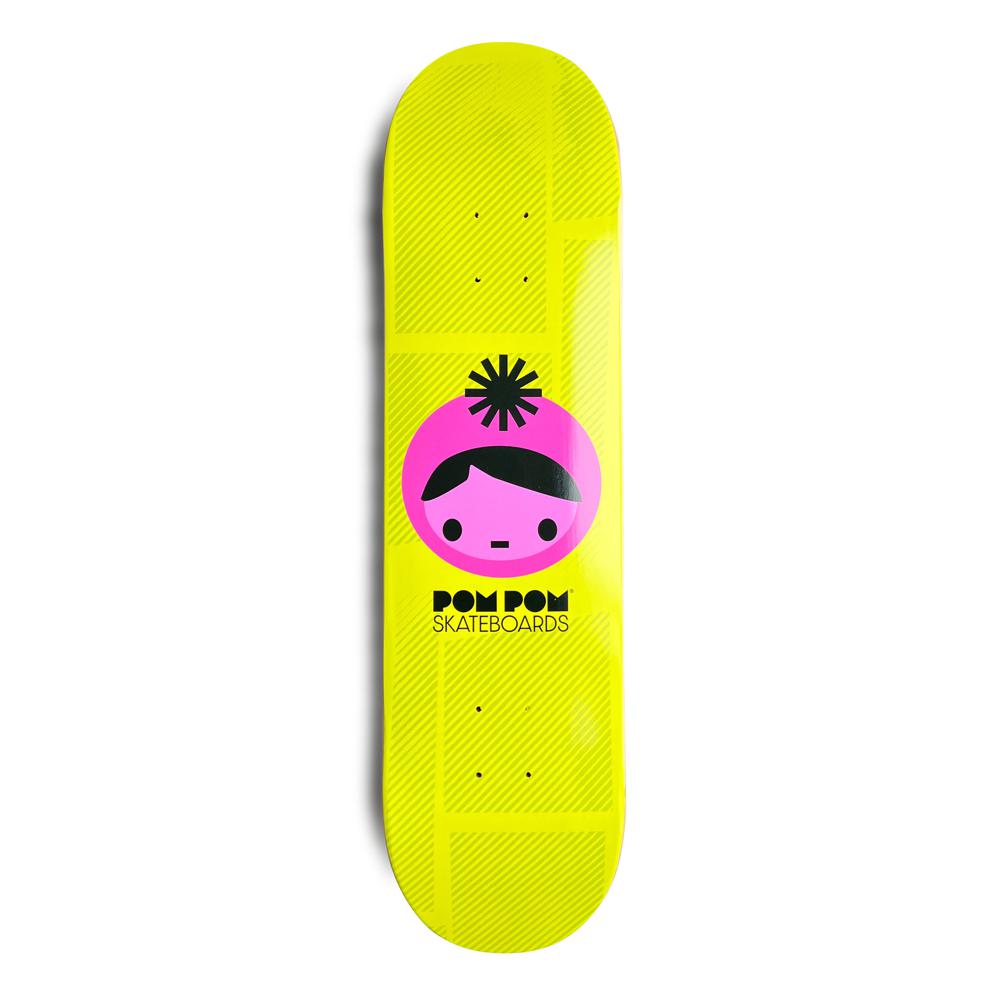 Pompom Pink Lemonade Skateboard Deck - Longboards USA