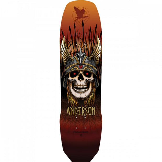 Powell Peralta Anderson Heron Skull 8.45" Rust Skateboard Deck - Longboards USA