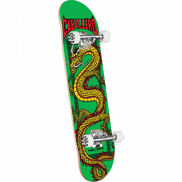 Powell Peralta Cab Chinese Dragon 7.5" Green Skateboard - Longboards USA